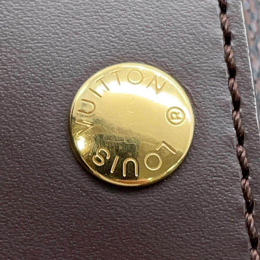 LOUIS VUITTON Aubagne RedN51129 Damier Ebene Canvas