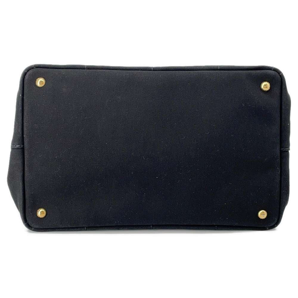 PRADA Canapa 2WAY tote BlackBN2642 Canvas