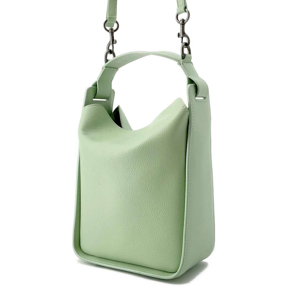 BALENCIAGA TOOL2.0 Tool North South Tote Bag Light Green669754 Calf Leather Size XS