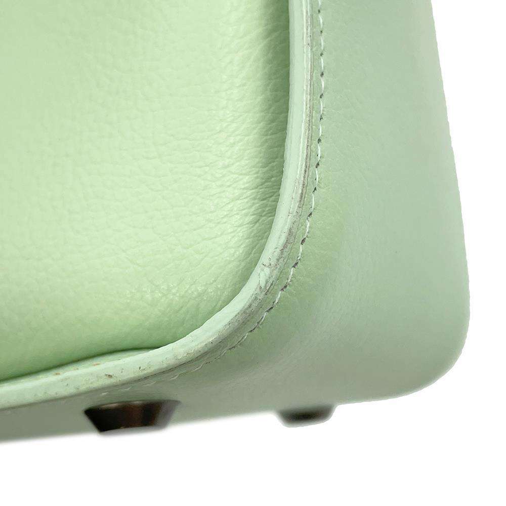 BALENCIAGA TOOL2.0 Tool North South Tote Bag Light Green669754 Calf Leather Size XS