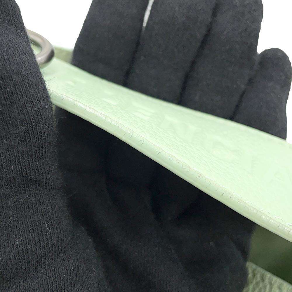 BALENCIAGA TOOL2.0 Tool North South Tote Bag Light Green669754 Calf Leather Size XS