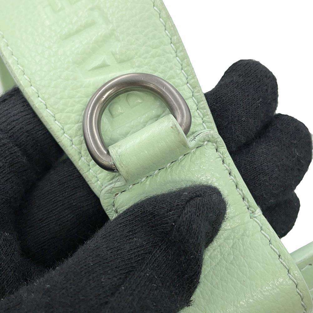 BALENCIAGA TOOL2.0 Tool North South Tote Bag Light Green669754 Calf Leather Size XS