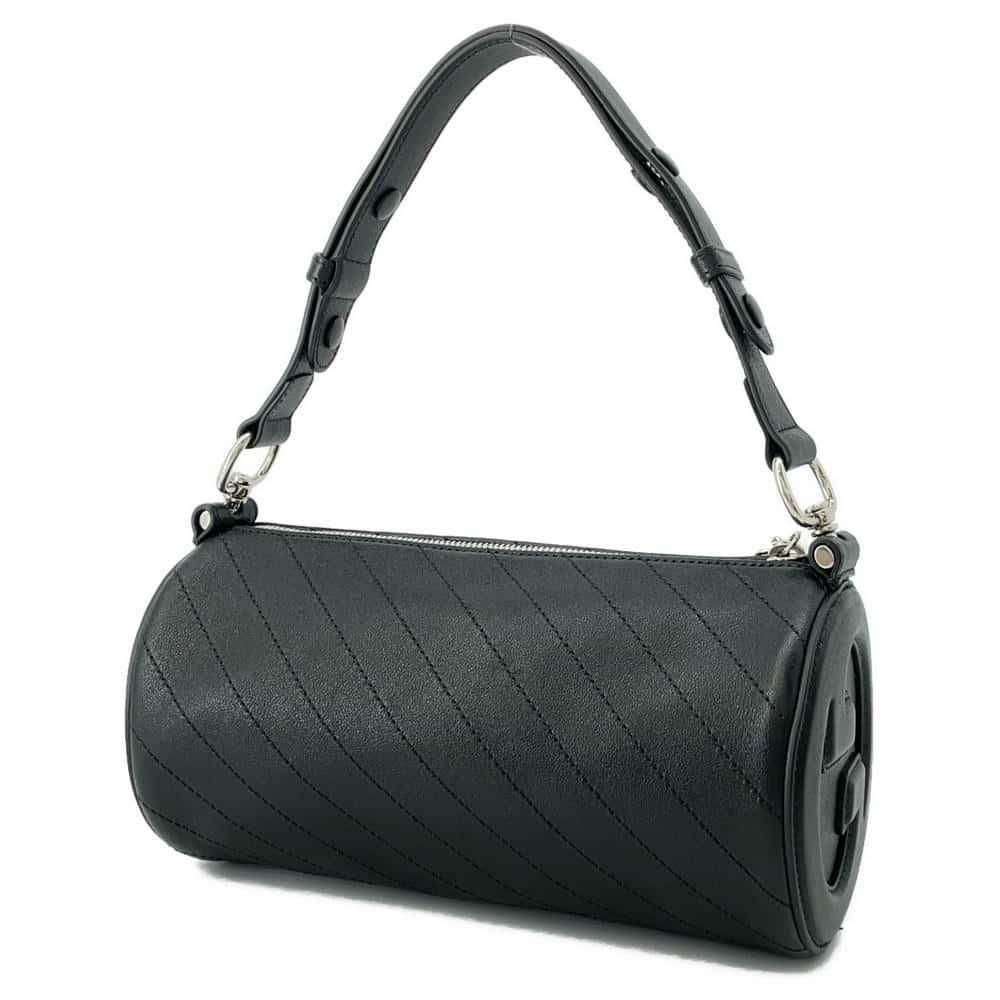 GUCCI Blondie Shoulder Bag Black760169 Leather Size Small