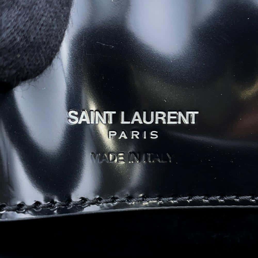 SAINT LAURENT PARIS LE37 2wayShoulder Black742828 Patent Leather