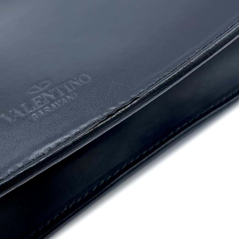 Valentino Garavani VLTN Clutch Bag BlackWY2B0692WJW0NI Leather