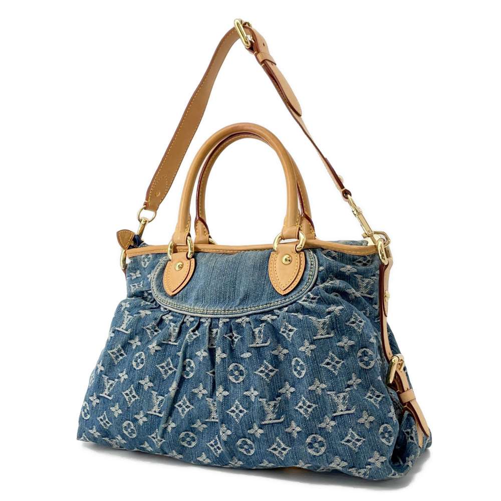LOUIS VUITTON Neo Cabby BlueM95349 Monogram Denim Size MM
