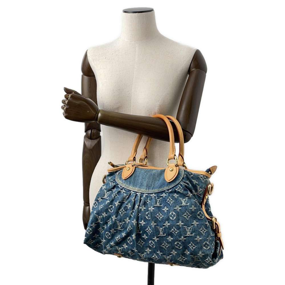 LOUIS VUITTON Neo Cabby BlueM95349 Monogram Denim Size MM