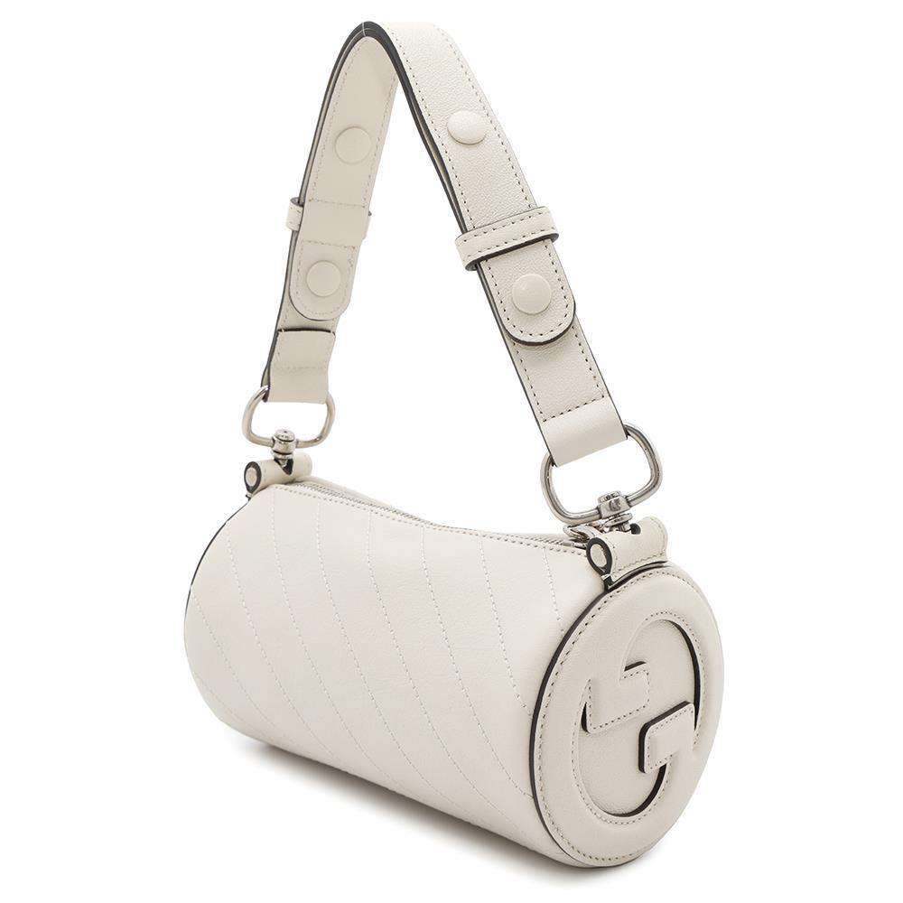 GUCCI Blondie Shoulder Bag White760170 Leather Size Mini