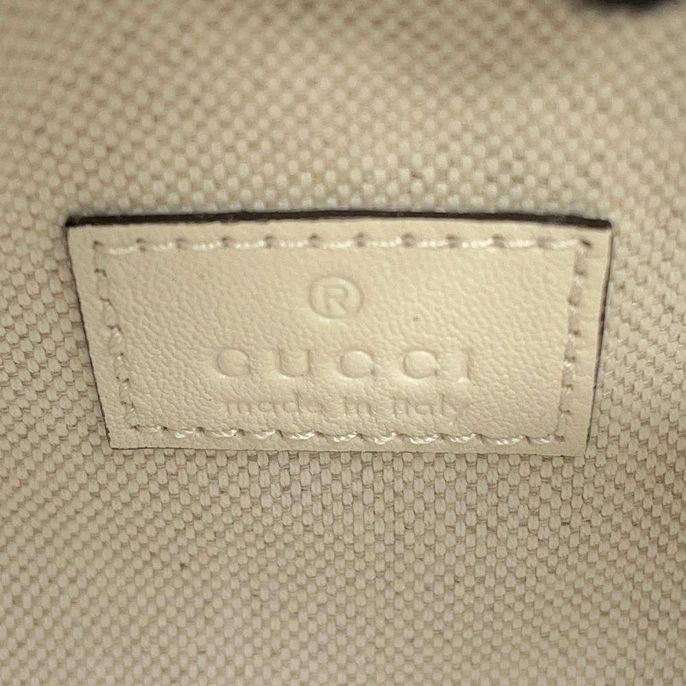 GUCCI Blondie Shoulder Bag White760170 Leather Size Mini