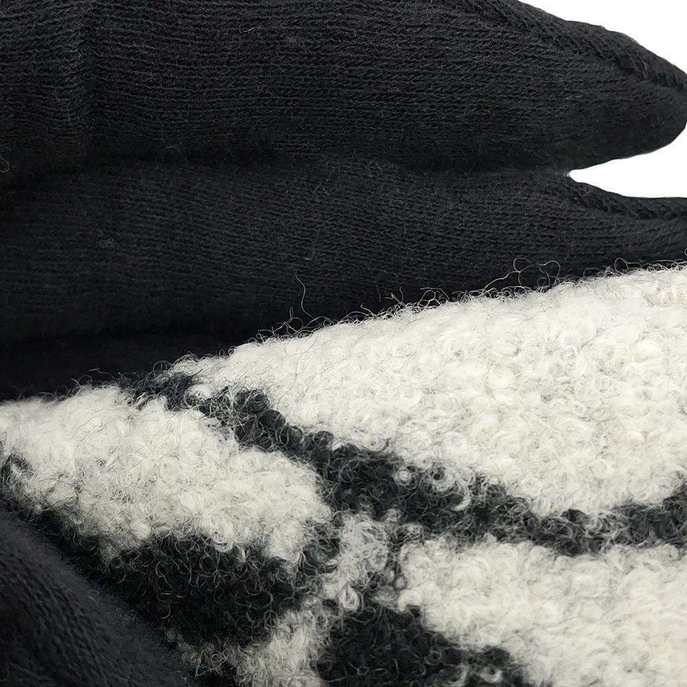 LOUIS VUITTON LV Comic Book Lacquer Jacket Size M White/Black1AB5DO Wool 90% Nylon10%