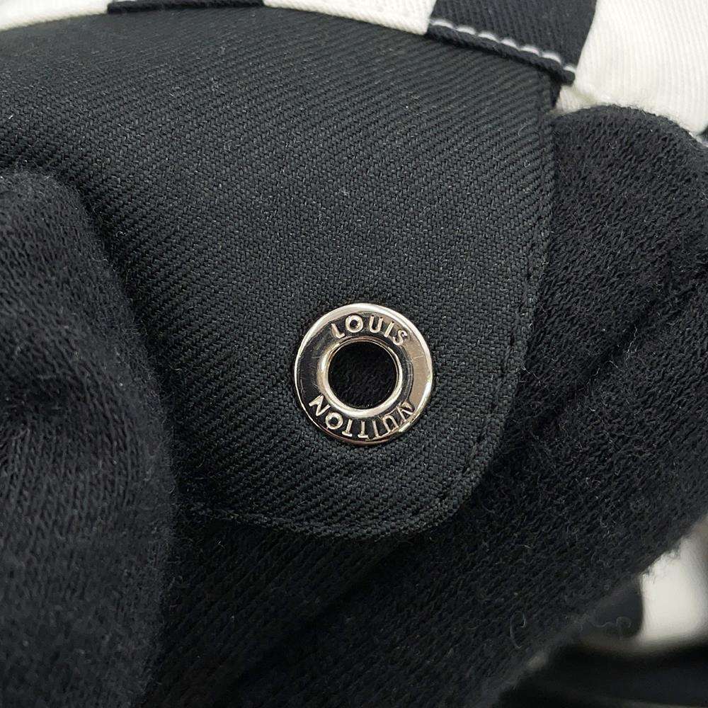 LOUIS VUITTON Lightning Stripe Ribbed Epaulate Shirt Size 38 White/Black Lyocell82% Cashmere16% Silk2%