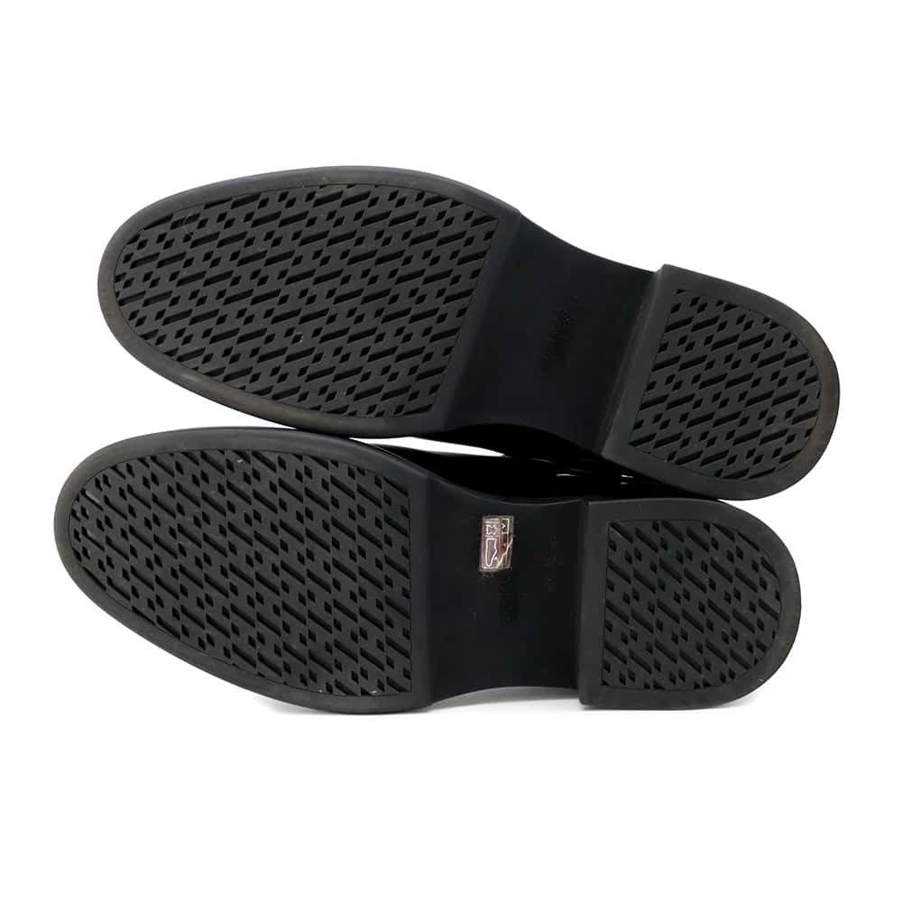 HERMES Veo Boots Black Leather Size 39