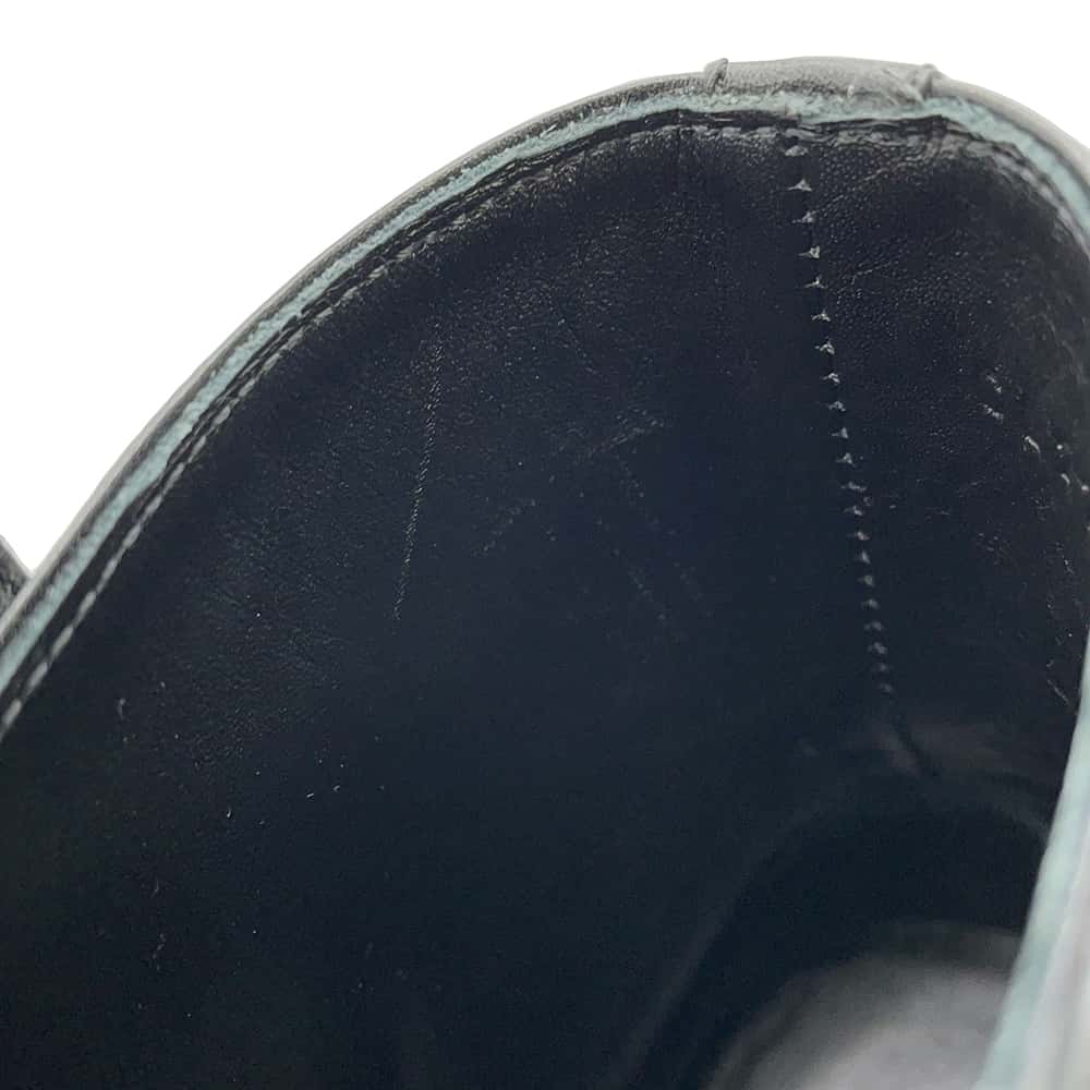 HERMES Veo Boots Black Leather Size 39