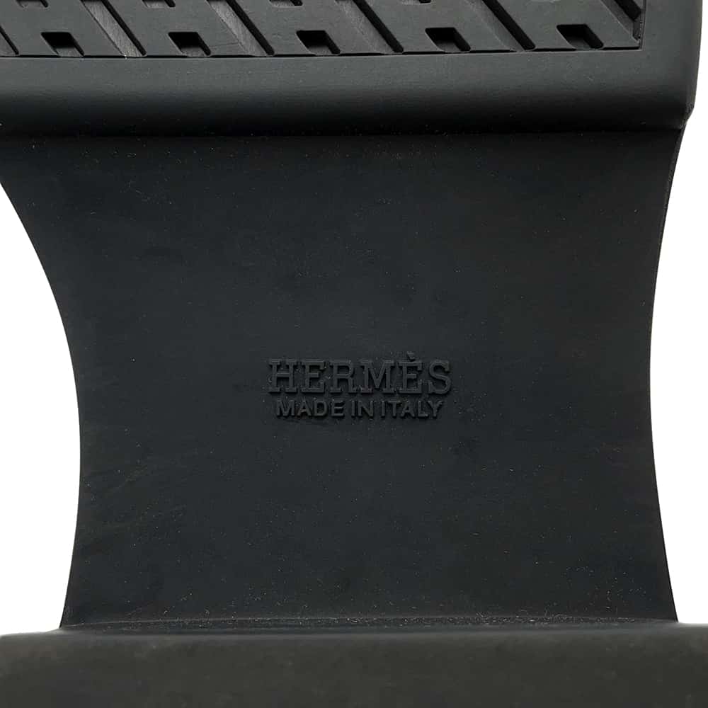 HERMES Veo Boots Black Leather Size 39