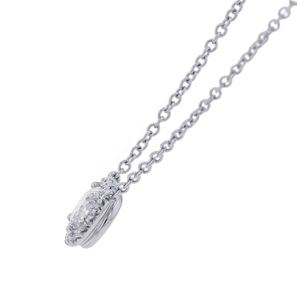 TIFFANY&Co. Solest Diamond Necklace Pt950