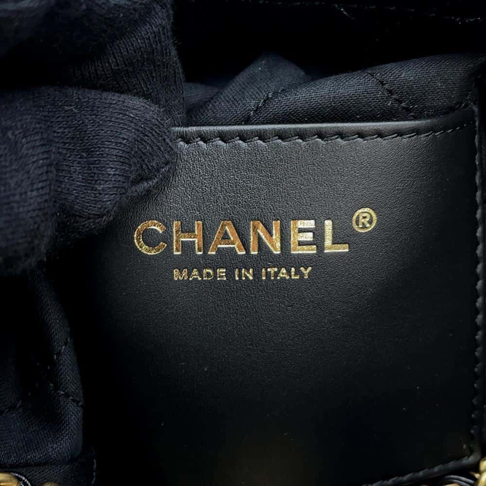 CHANEL CHANEL22 ChainShoulder Bag BlackAS3980 Leather Size Mini