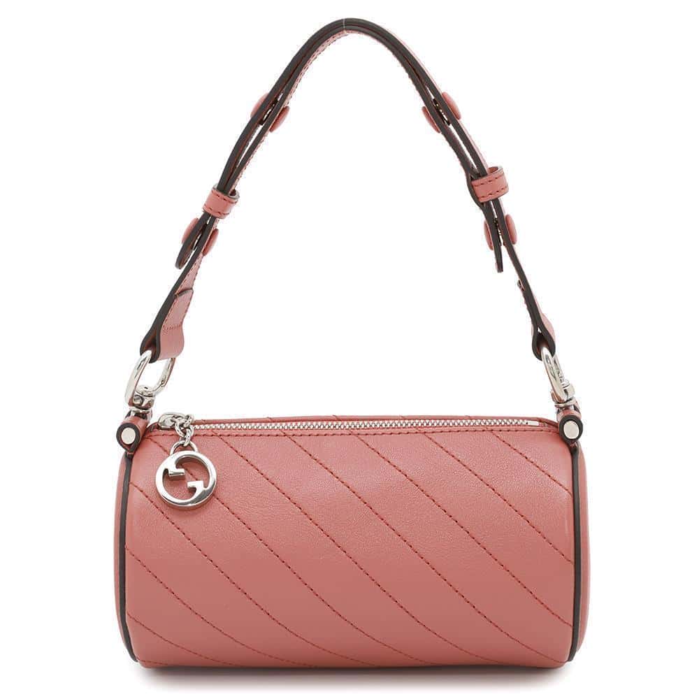GUCCI Blondie Shoulder Bag Pink760170 Leather