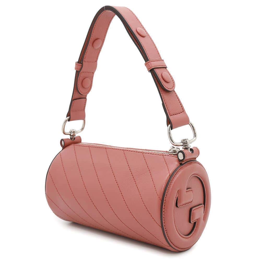 GUCCI Blondie Shoulder Bag Pink760170 Leather