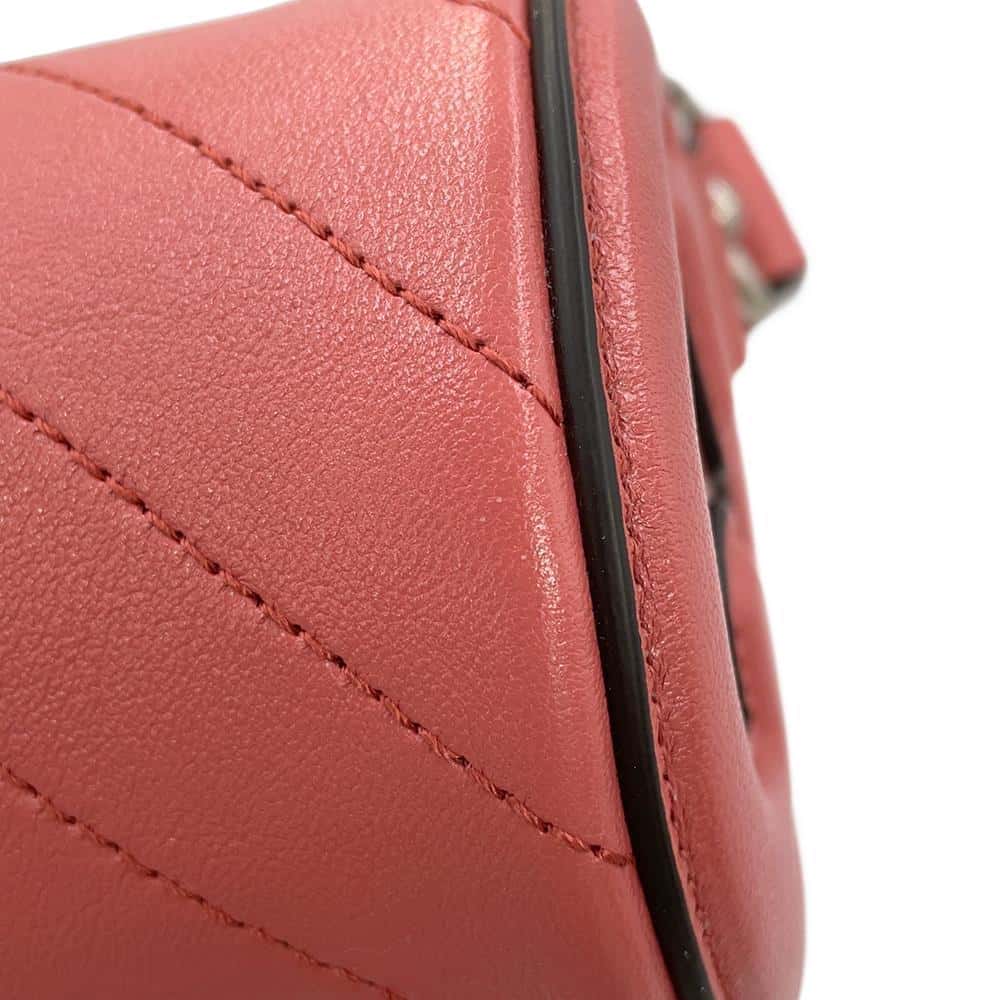 GUCCI Blondie Shoulder Bag Pink760170 Leather