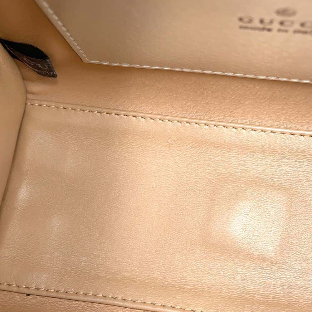 GUCCI Bamboo Diana Shoulder Silver702732 Leather Size Mini