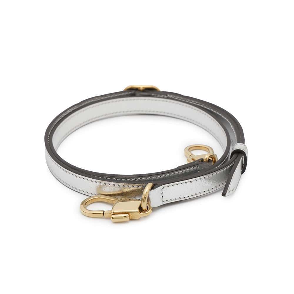 GUCCI Bamboo Diana Shoulder Silver702732 Leather Size Mini