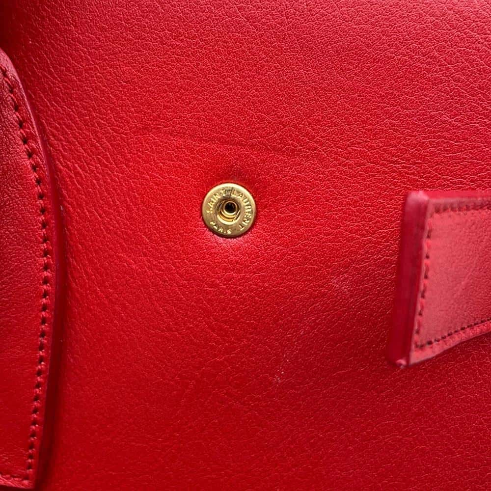 SAINT LAURENT PARIS Sac de Jules 2WAYBag Red355153 Leather