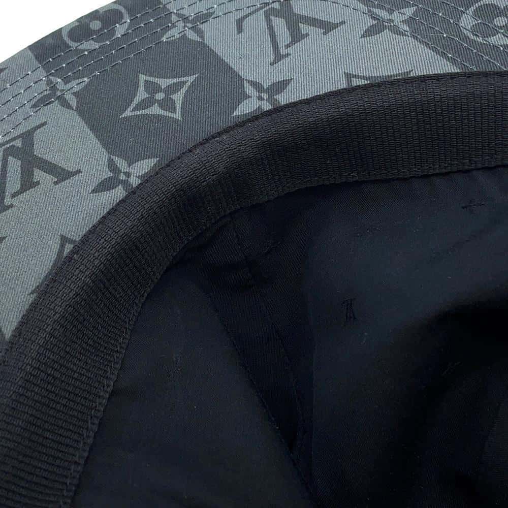 LOUIS VUITTON LV MADE Stripe NIGOCollaboration Cap Size L GrayMP3259 Cotton100%