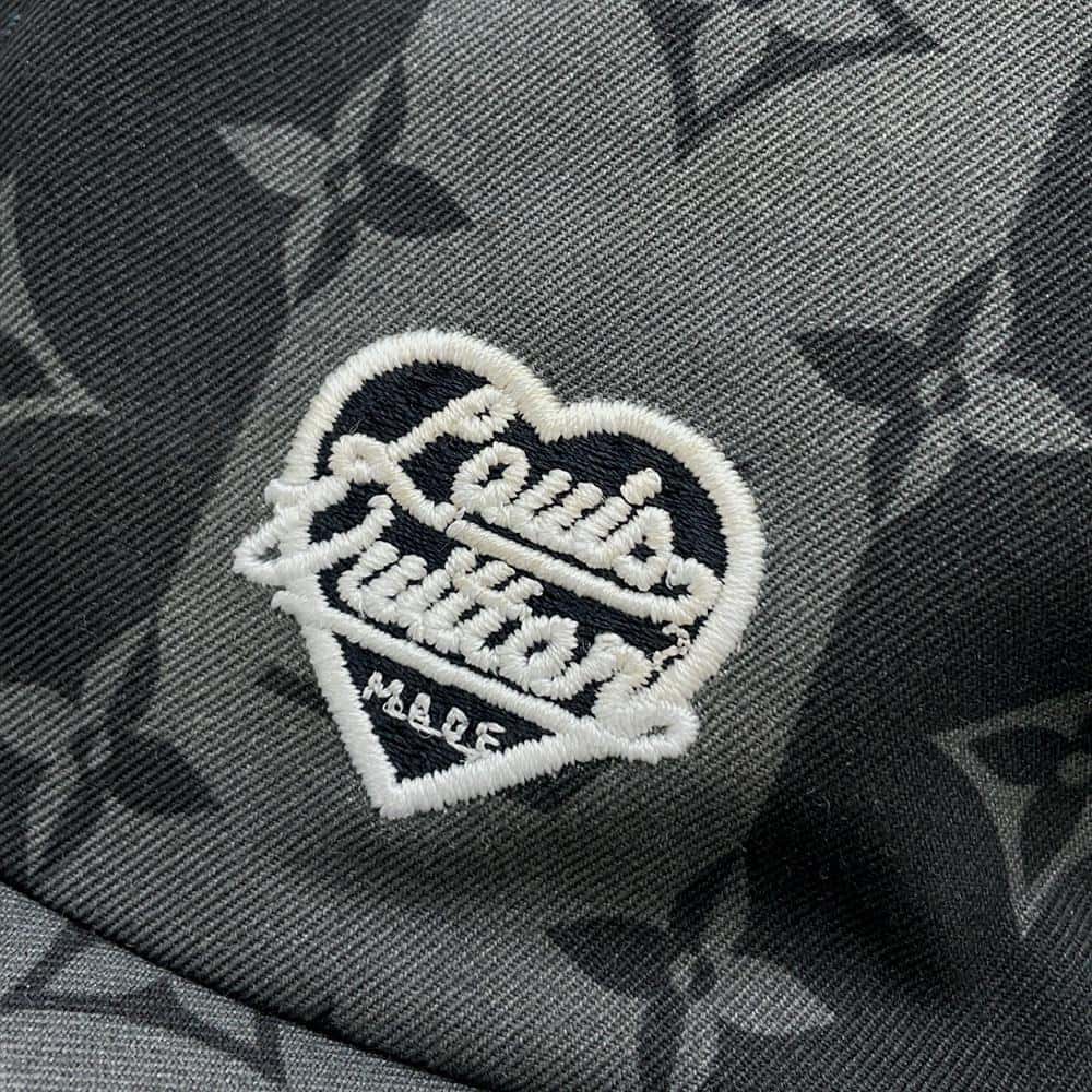 LOUIS VUITTON LV MADE Stripe NIGOCollaboration Cap Size L GrayMP3259 Cotton100%