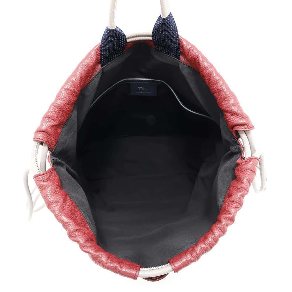 Dior Dior Homme Backpack Navy/Red Leather