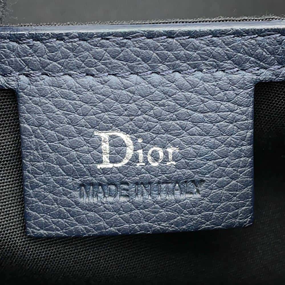 Dior Dior Homme Backpack Navy/Red Leather