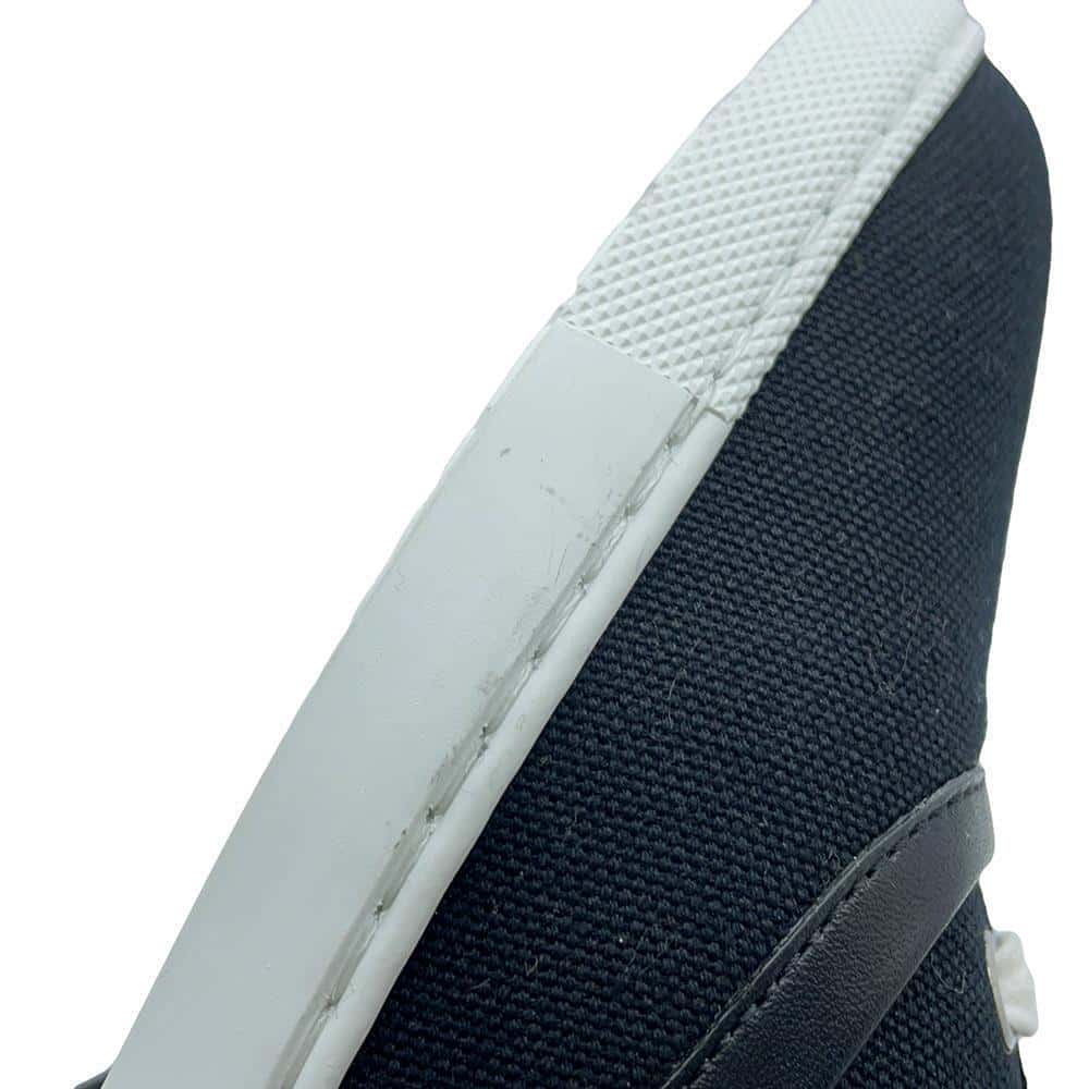 HERMES Innocent Sneakers Black Canvas Size 36.5