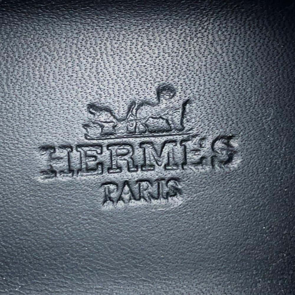HERMES Innocent Sneakers Black Canvas Size 36.5