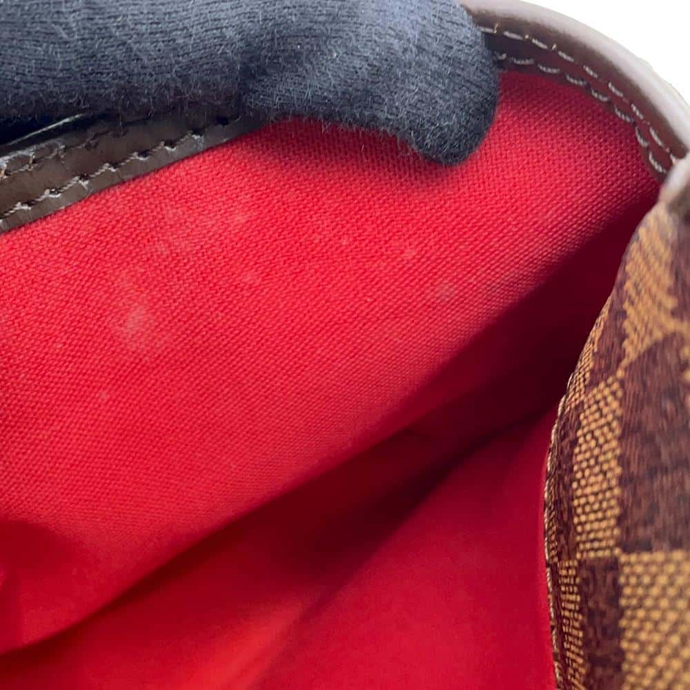 LOUIS VUITTON Bloomsbury RedN42251 Damier Ebene Canvas Size PM