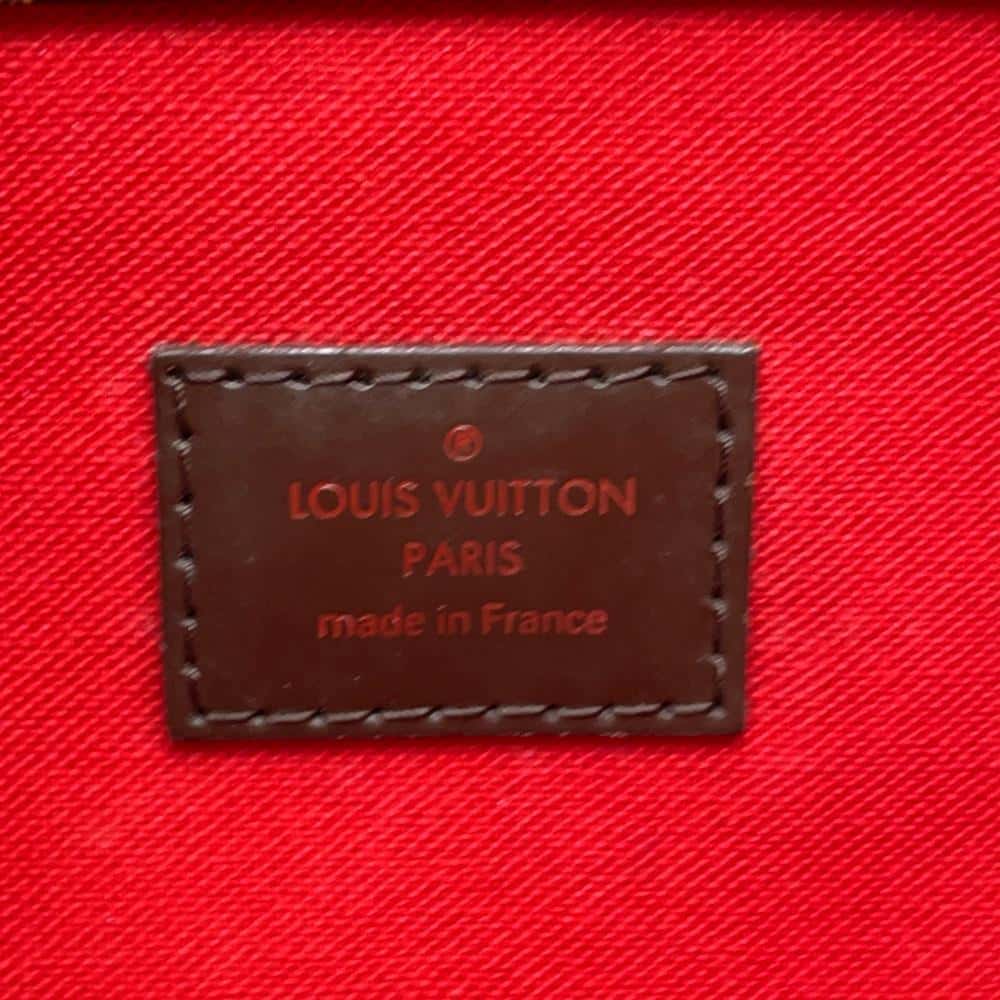 LOUIS VUITTON Bloomsbury RedN42251 Damier Ebene Canvas Size PM