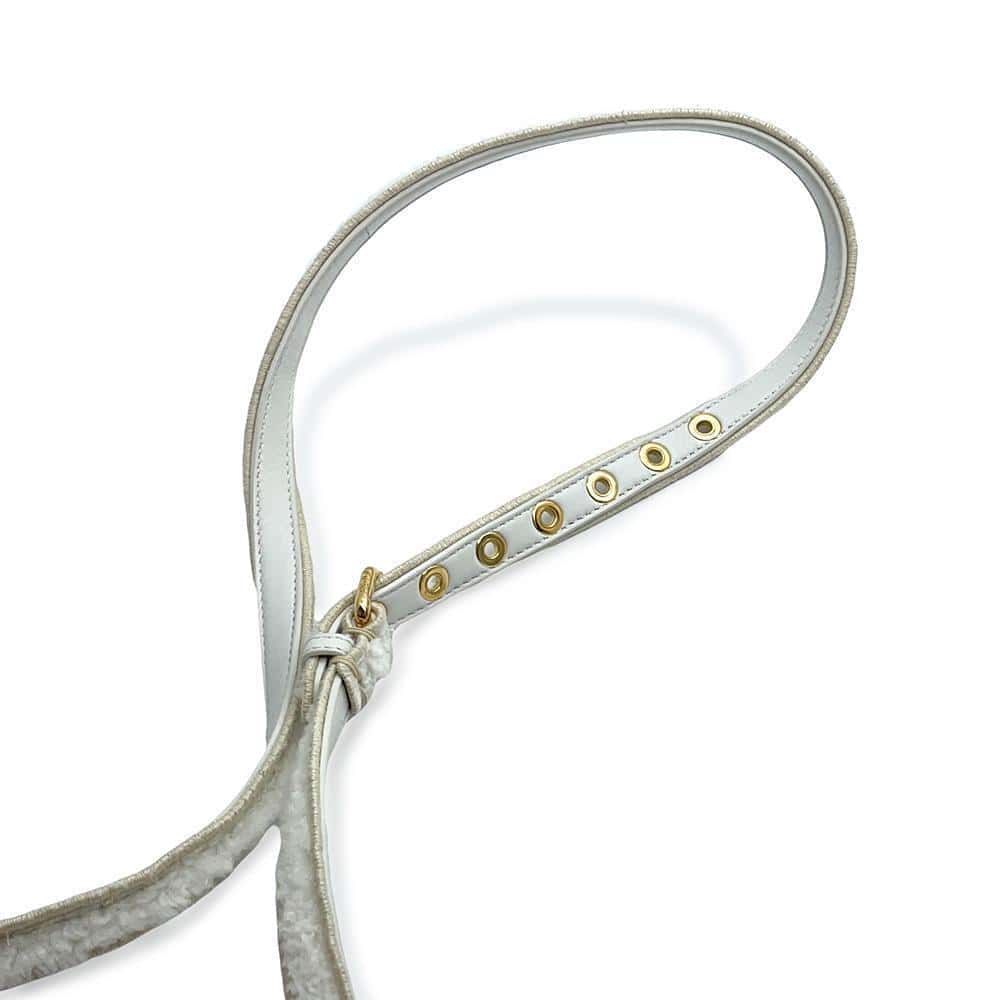 FENDI Peekaboo Icy You White8BN321 Mouton Size Medium