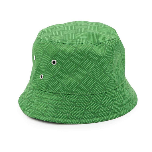 Bottega Veneta INTRECCIATOPattern bucket hat Size L Green692795 Nylon75% Polyester25%