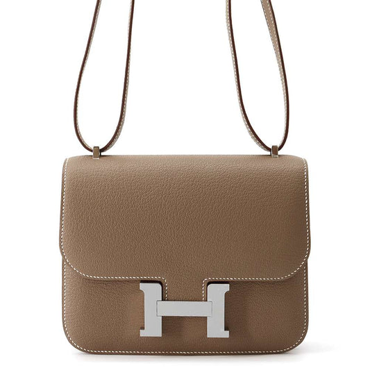 HERMES Constance Miroir Etoupe Chevre Myzore Goatskin Size Mini