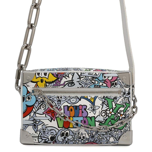 LOUIS VUITTON Mini Soft Trunk White/MulticolorM82008 Monogram・Comic