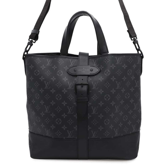LOUIS VUITTON Saumur tote NoirM45914 Monogram Eclipse