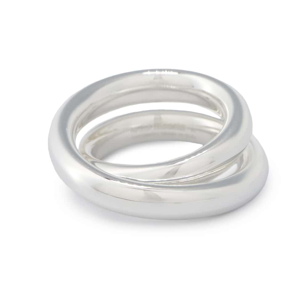HERMES Caba Cityslide clutchertige Ring Size 49/#9 SV925