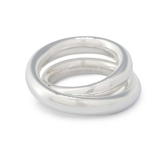 HERMES Caba Cityslide clutchertige Ring Size 49/#9 SV925