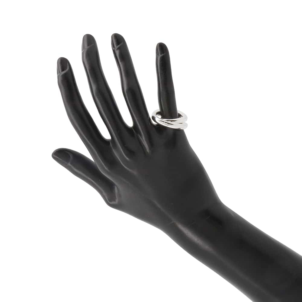 HERMES Caba Cityslide clutchertige Ring Size 49/#9 SV925