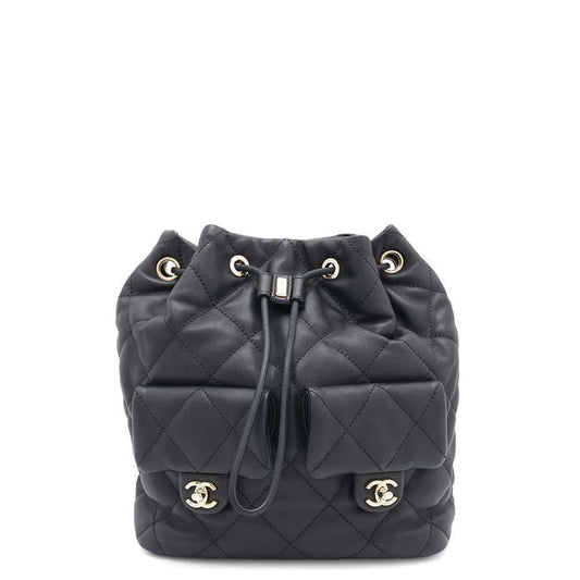 CHANEL Matelasse Backpack BlackAS4342 Lambskin
