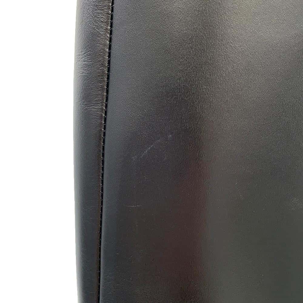 CHANEL chain long boots BlackG39171 Leather
