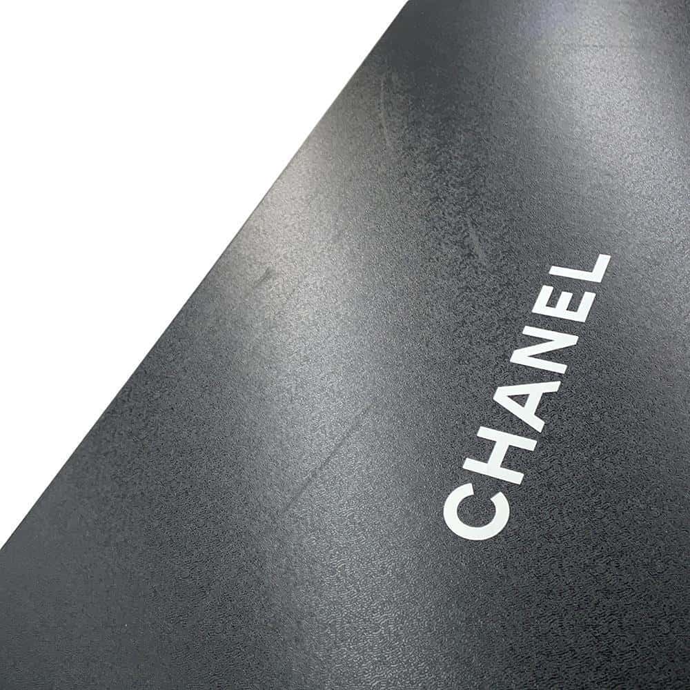 CHANEL chain long boots BlackG39171 Leather