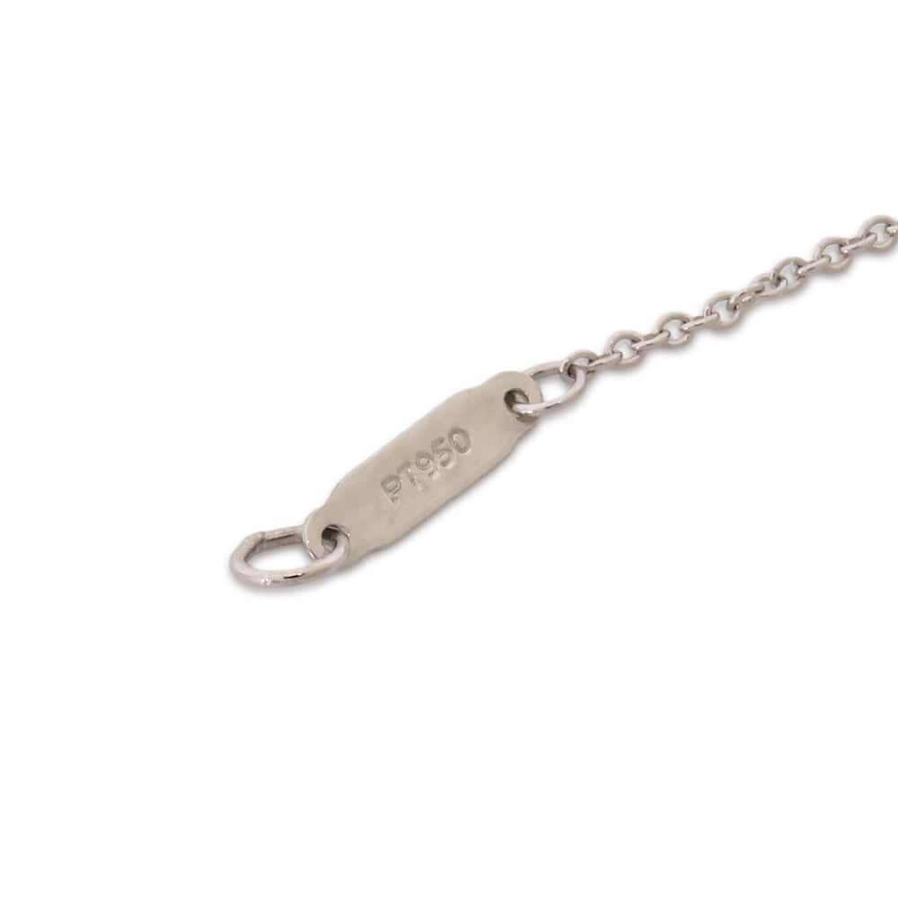 TIFFANY&Co. Quatra Heart Key Necklace Pt950