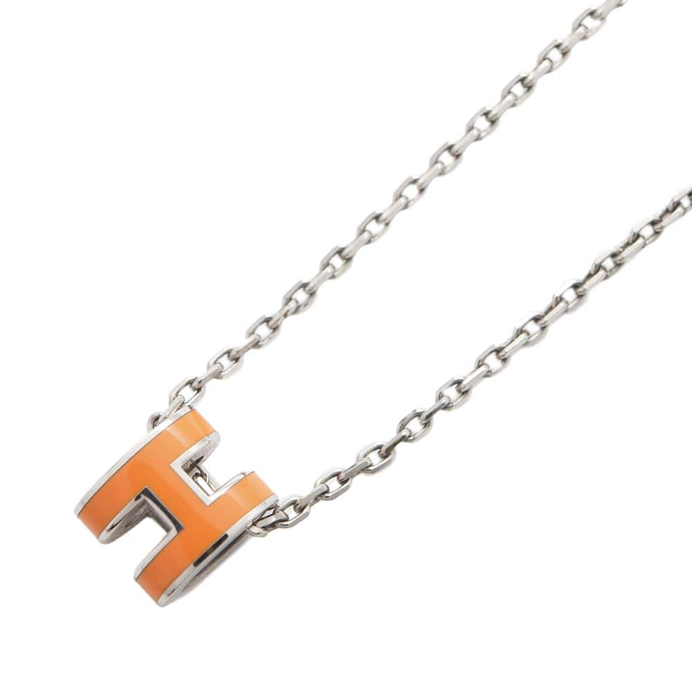 HERMES Pop ash Size Mini Orange Metal Lacquer