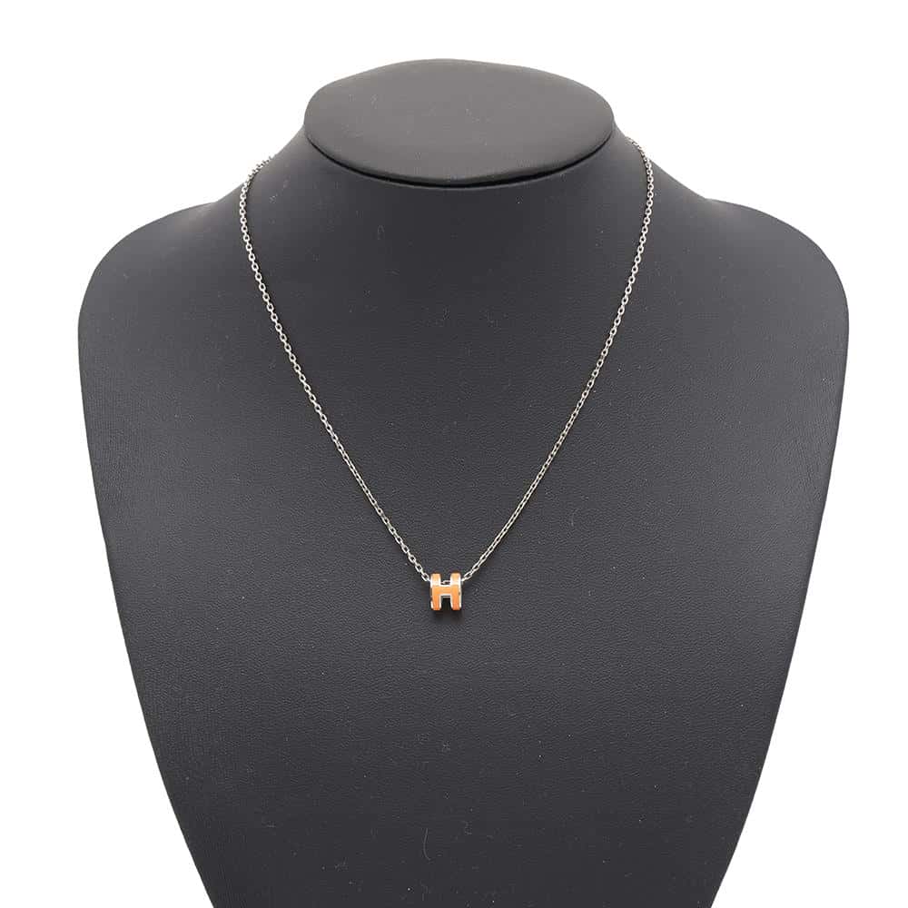 HERMES Pop ash Size Mini Orange Metal Lacquer
