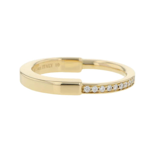 TIFFANY&Co. Padlock Ring Size #10 18K Yellow Gold