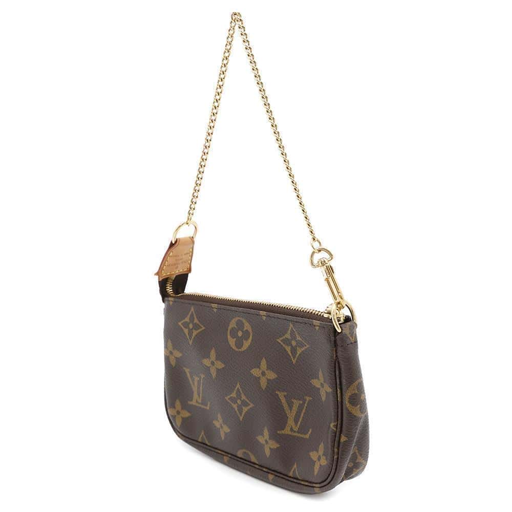 LOUIS VUITTON Mini Pochette Accessoires T&B BrownM60153 Monogram